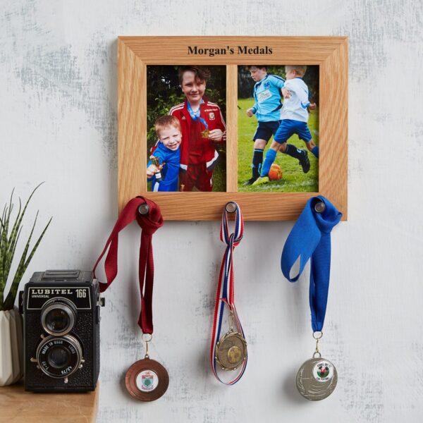 Medal hanger, photo frame
