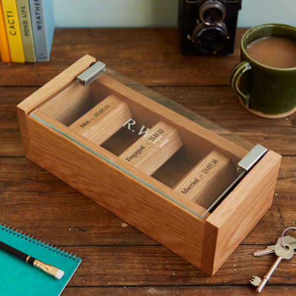 Oak watch box