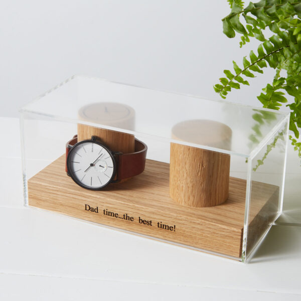 watch stand with case