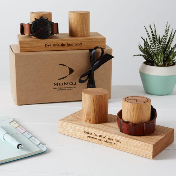 watch stand with gift box