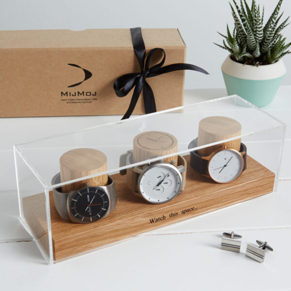 watch stand with case