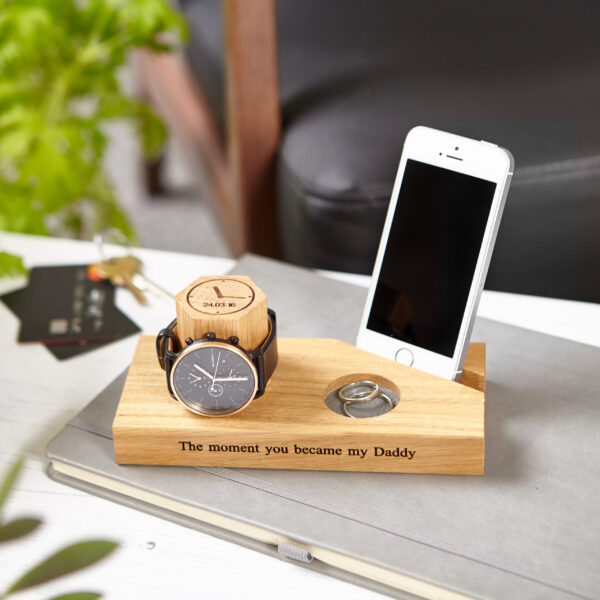 Bedside phone and watch stand