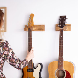 Wall Mounted Guitar Stands Personalised and Small