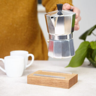 Personalised Stovetop Espresso Maker Moka Pot Stand