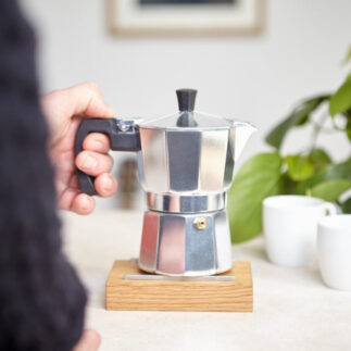 Personalised Stovetop Espresso Maker Moka Pot Stand