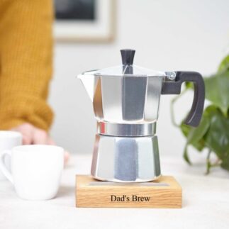 Personalised Stovetop Espresso Maker Moka Pot Stand