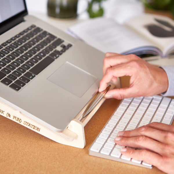 Personalised laptop stand