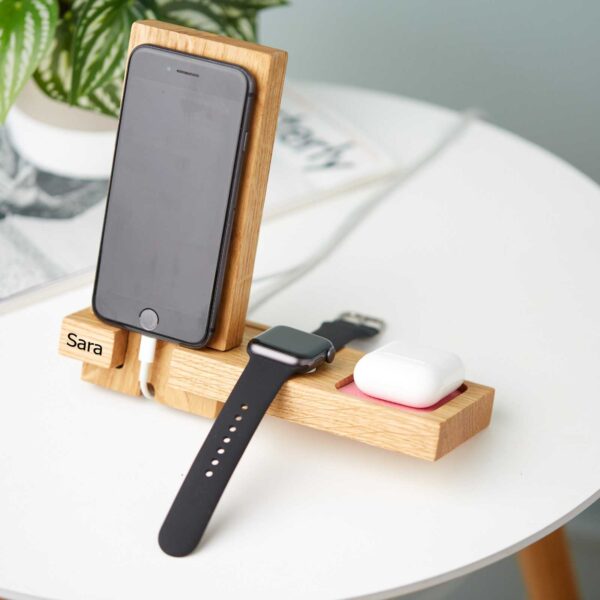 iphone and apple watch charging station