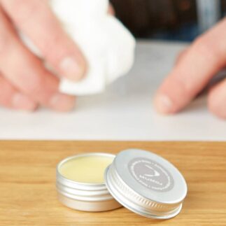 Wood butter for polishing MijMoj whiskey tumblers