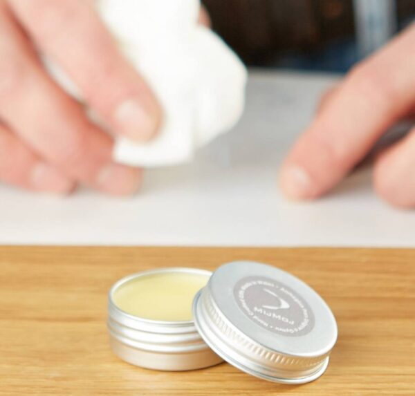 Wood butter for polishing MijMoj whiskey tumblers