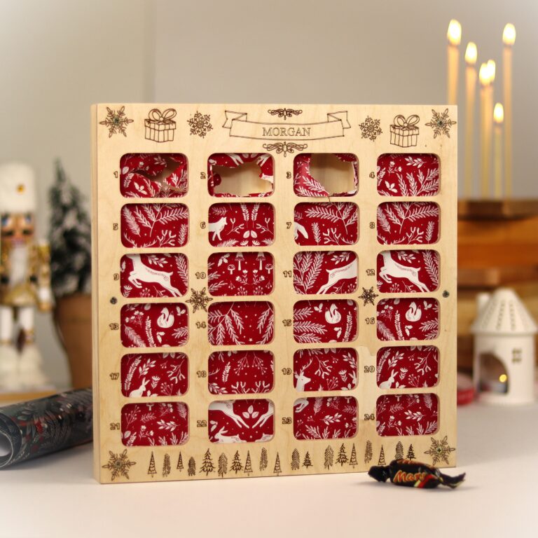 Reusable personalised advent calendar