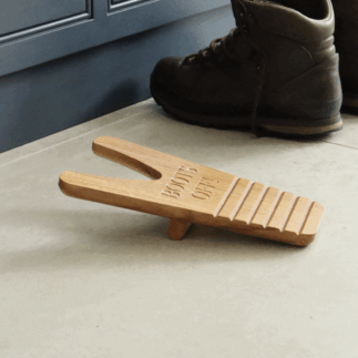 Solid oak boot jack / welly puller