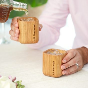 Bestman engraved whisky tumbler