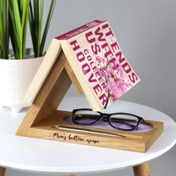 Bookrest with Glasses tray storage dish and pen holder