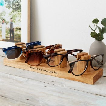 Mijmoj personalised stand for four pairs of glasses and sunglasses_16954