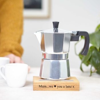 Personalised Stovetop Espresso Maker Moka Pot Stand