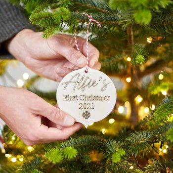 PERSONALISED CHRISTMAS TREE DECORATION MIJMOJ 4