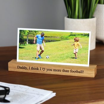 Personalised Fathers day print and holder
