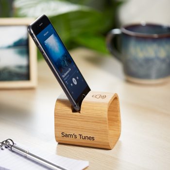 Personalised Phone Stand And Mini Speaker