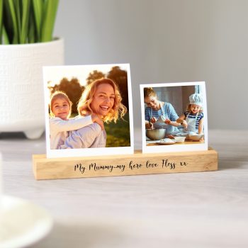 Personalised my Mummy my hero photo prints and holder Handwritten