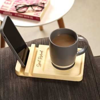 Spot reserved light wooden sofa coaster phone stand portrait__0004